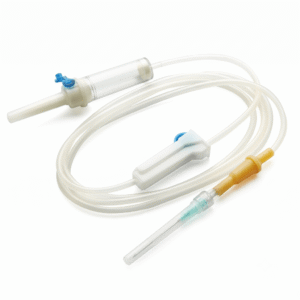 Medomet IV Infusion Set Vented with 15mm Chamber and Bulb Latex Tube